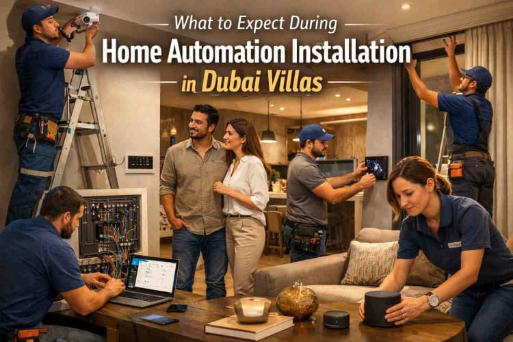 What to Expect During Home Automation Installation in Dubai Villas